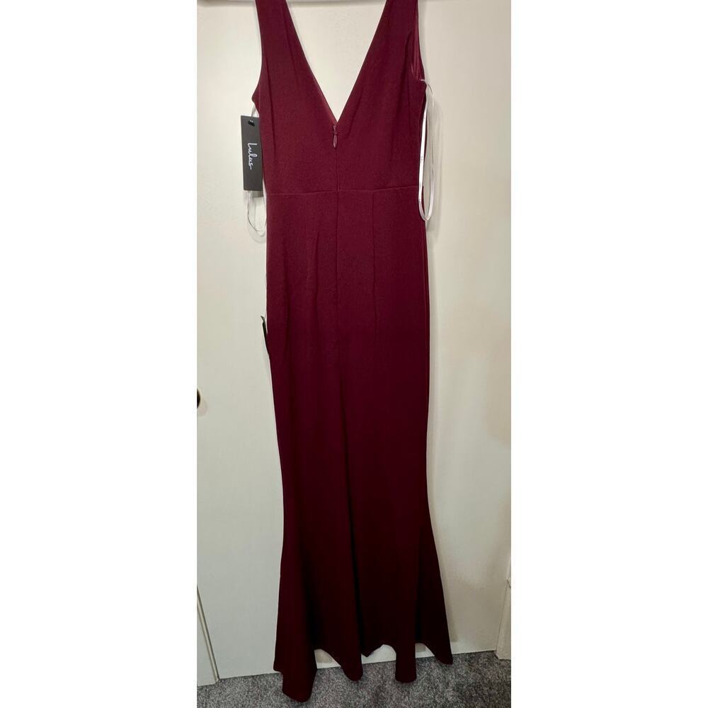 Lulus long dress in Maroon size XXS